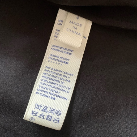 Rebecca Minkoff Lamb leather Pilot dress - Picture 7 of 12